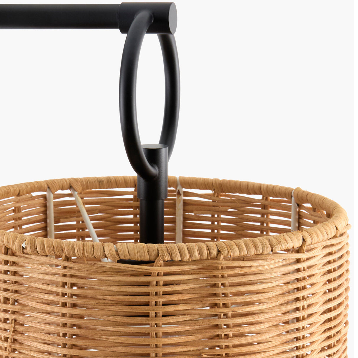 Modern European furniture - Drum Rattan Shade Wall Lamp - www.oroa.com | Oroa.com