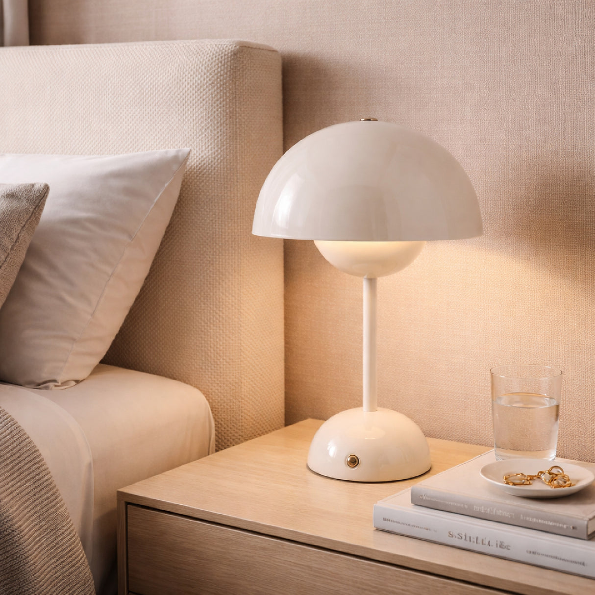Modern European furniture - Painted Metal Dome Table Lamp - www.oroa.com | Oroa.com