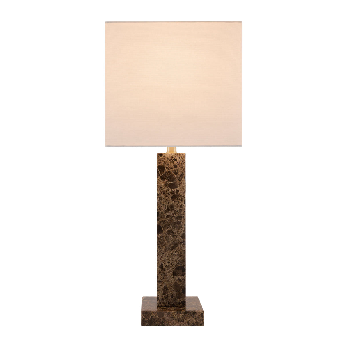 Modern European furniture - Square Brush Marble Table Lamp - www.oroa.com | Oroa.com