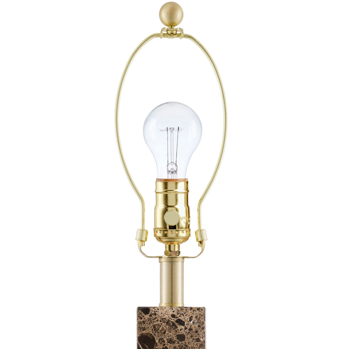 Modern European furniture - Square Brush Marble Table Lamp - www.oroa.com | Oroa.com