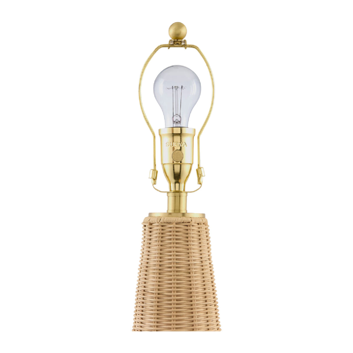 Modern European furniture - Dome Rattan Accent Table Lamp - www.oroa.com | Oroa.com