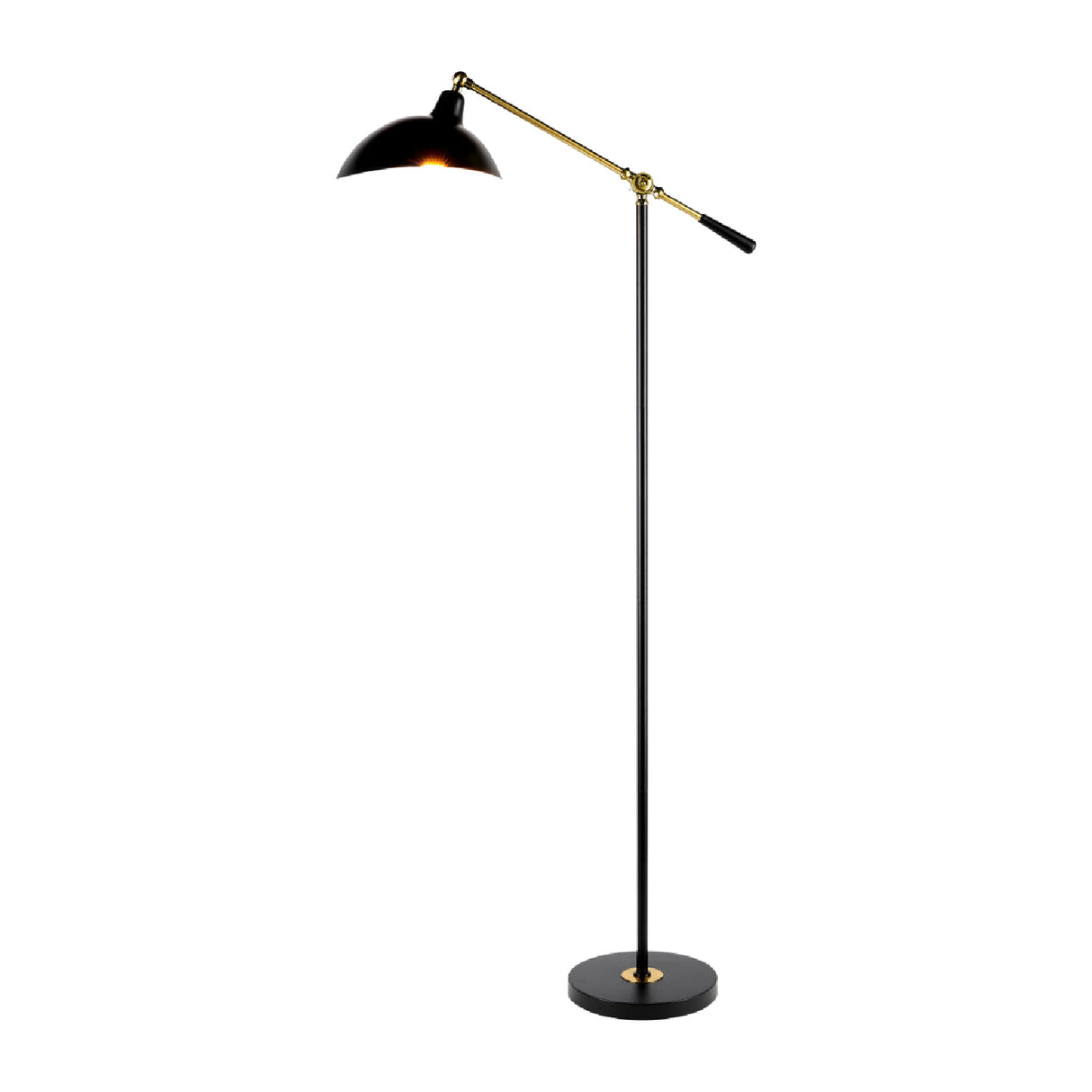 Modern European furniture - Black Metal Accent Floor Lamp - www.oroa.com | Oroa.com