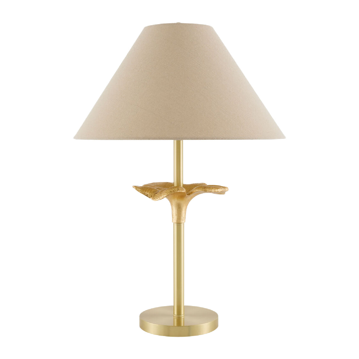 Modern European furniture - Beige Linen Empire Table Lamp - www.oroa.com | Oroa.com