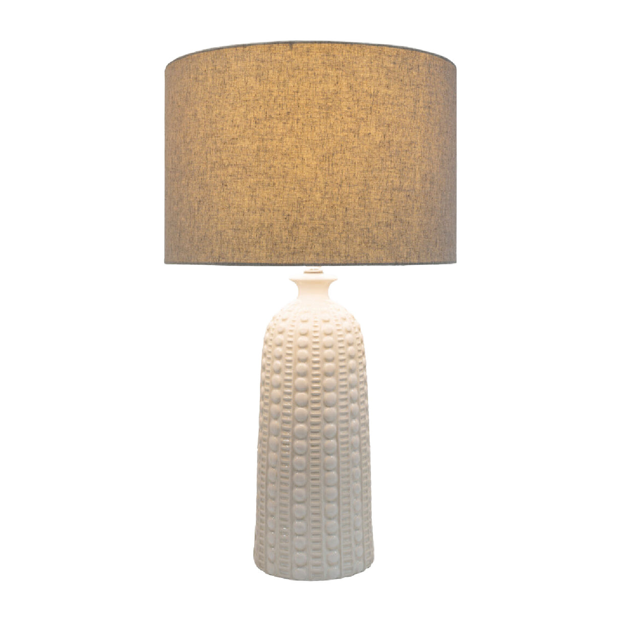Modern European furniture - Crackle White Ceramic Table Lamp - www.oroa.com | Oroa.com