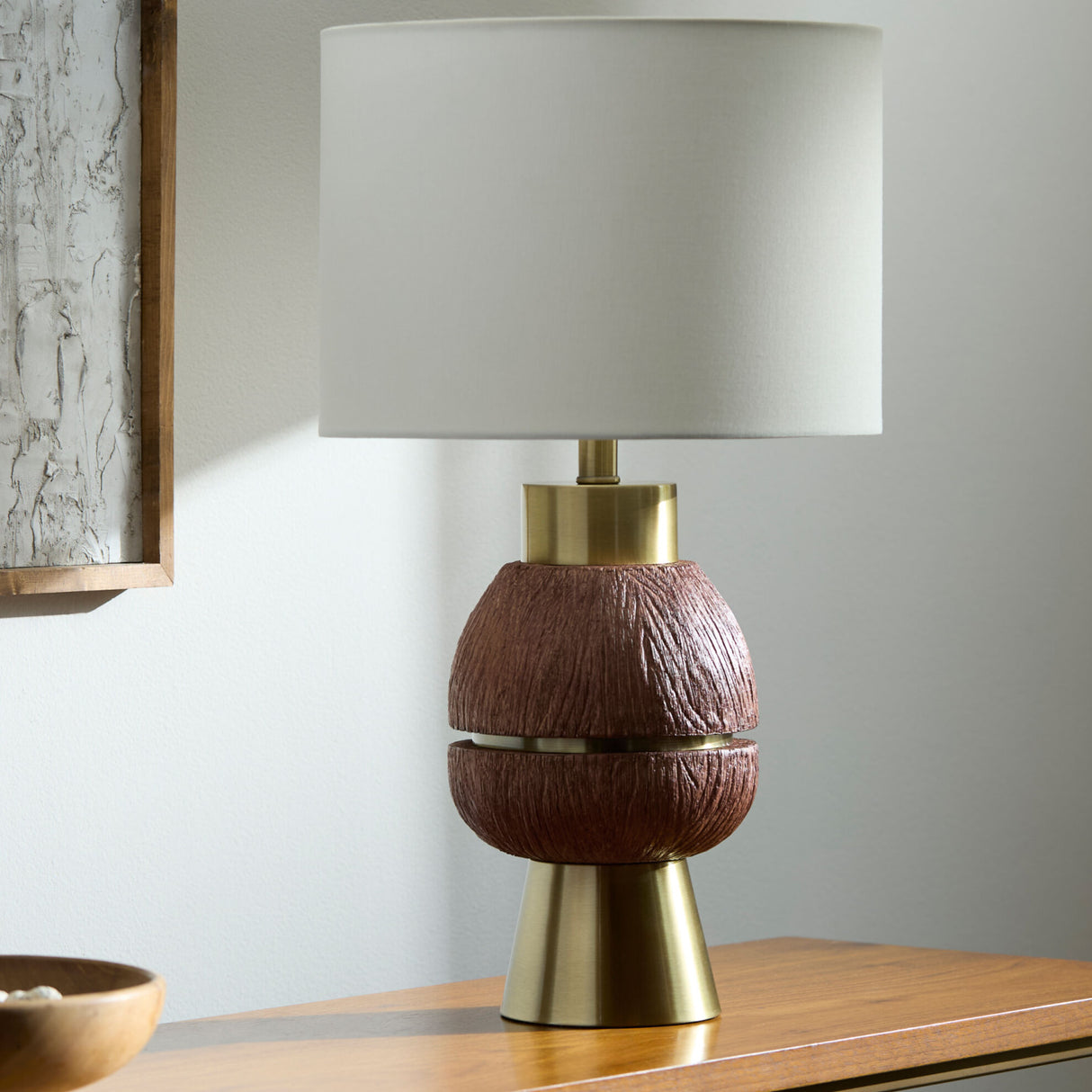 Modern European furniture - Stacked Base Modern Table Lamp - www.oroa.com | Oroa.com