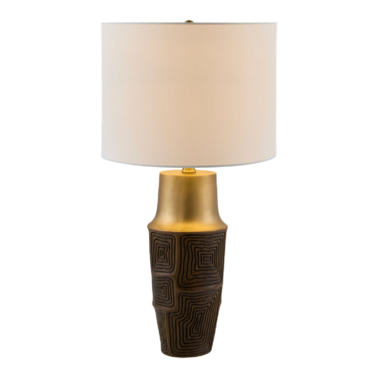 Modern European furniture - Painted Gold Accent Table Lamp - www.oroa.com | Oroa.com