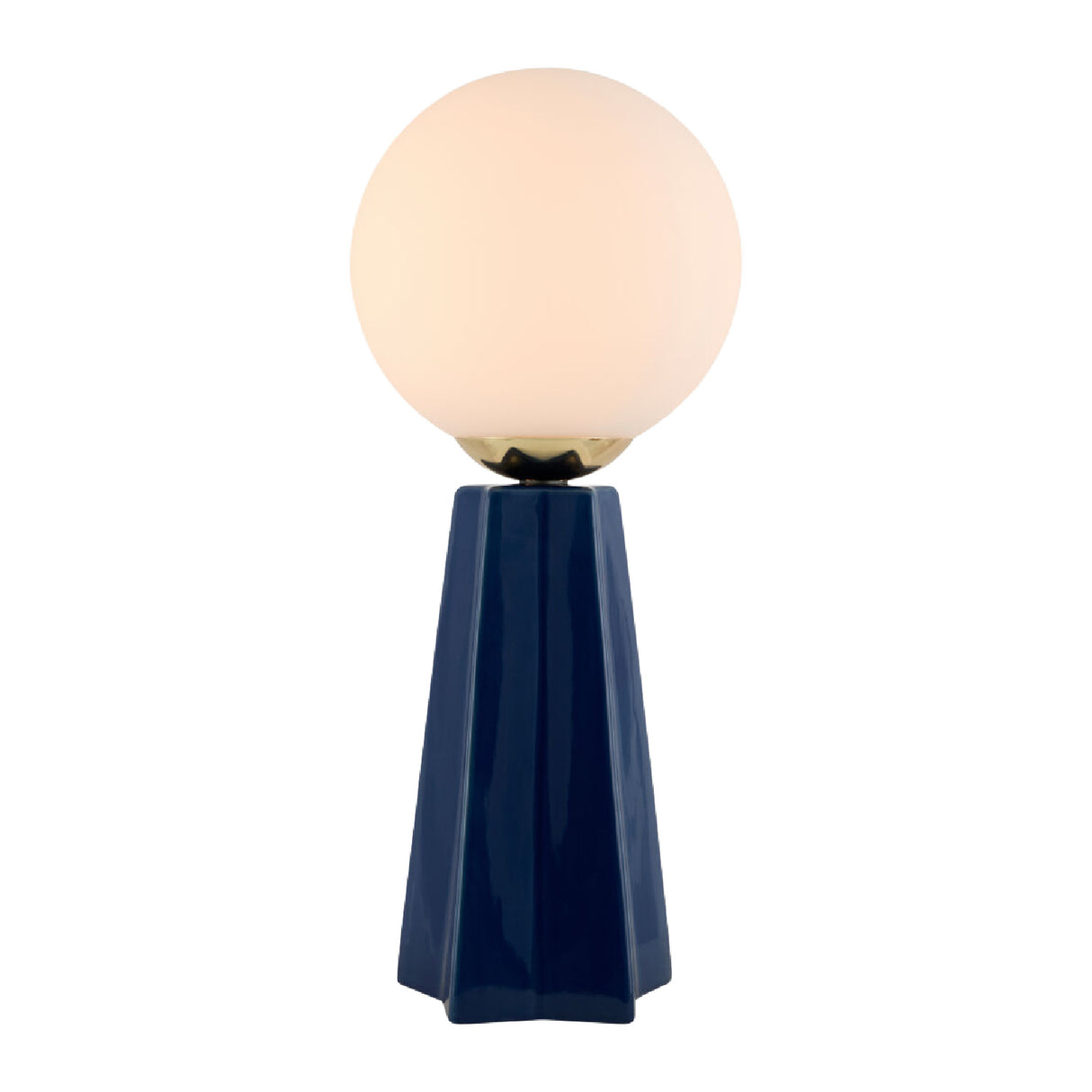 Modern European furniture - White Glass Globe Table Lamp - www.oroa.com | Oroa.com