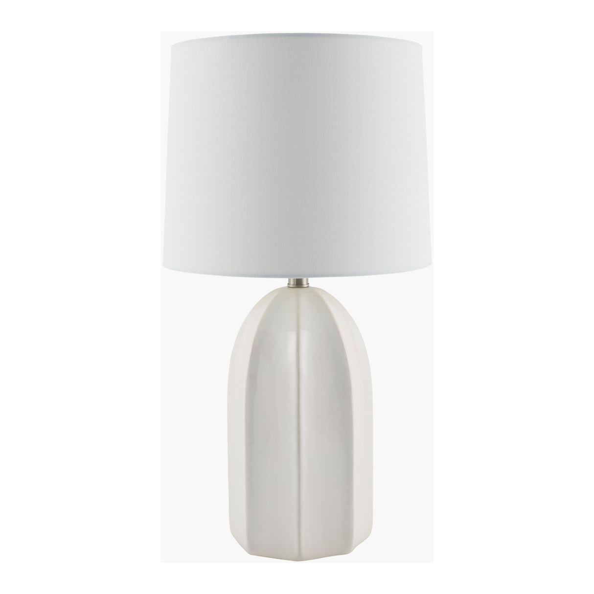 Modern European furniture - Glazed Ceramic Linen Table Lamp - www.oroa.com | Oroa.com