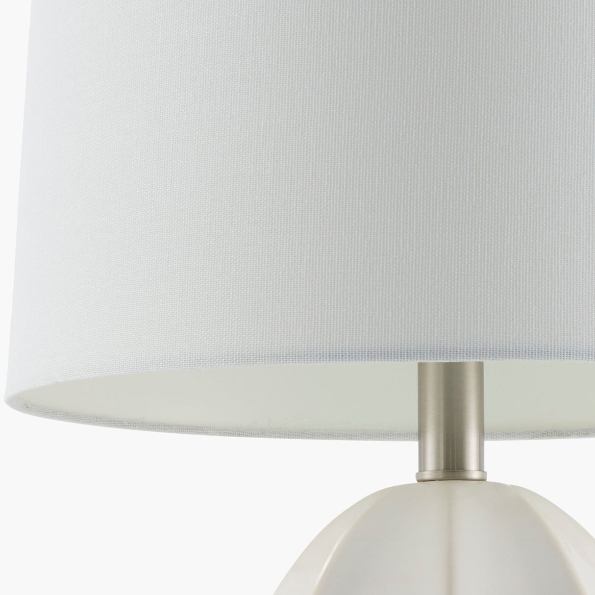 Modern European furniture - Glazed Ceramic Linen Table Lamp - www.oroa.com | Oroa.com