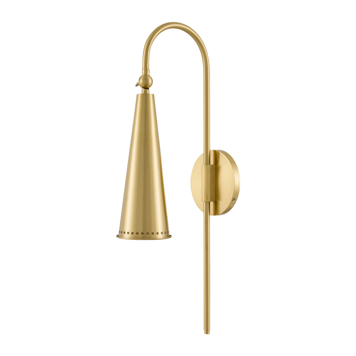 Modern European furniture - Gold Conical Wall Lamp - www.oroa.com | Oroa.com