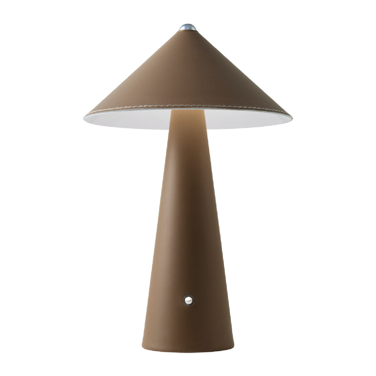 Modern European furniture - Brushed Leather Accent Table Lamp - www.oroa.com | Oroa.com