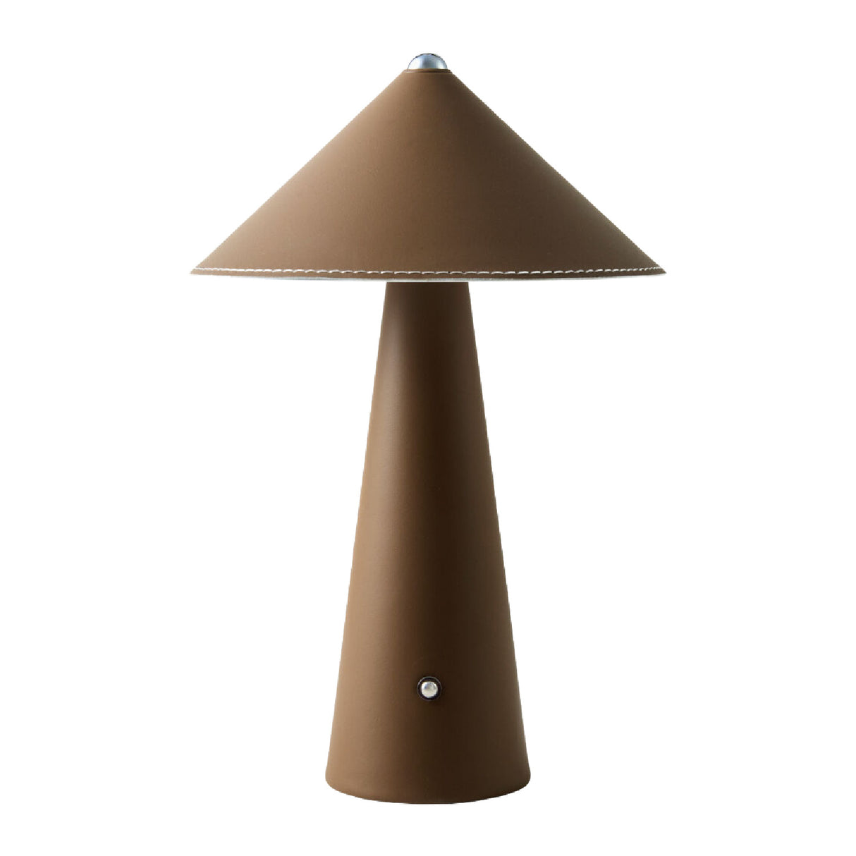 Modern European furniture - Brushed Leather Accent Table Lamp - www.oroa.com | Oroa.com
