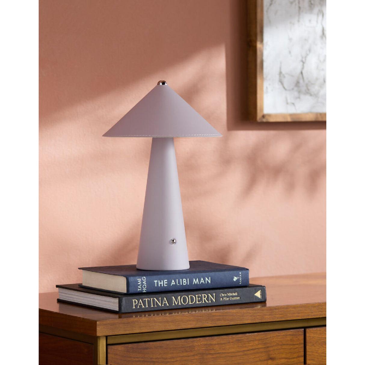 Modern European furniture - Brushed Leather Accent Table Lamp - www.oroa.com | Oroa.com