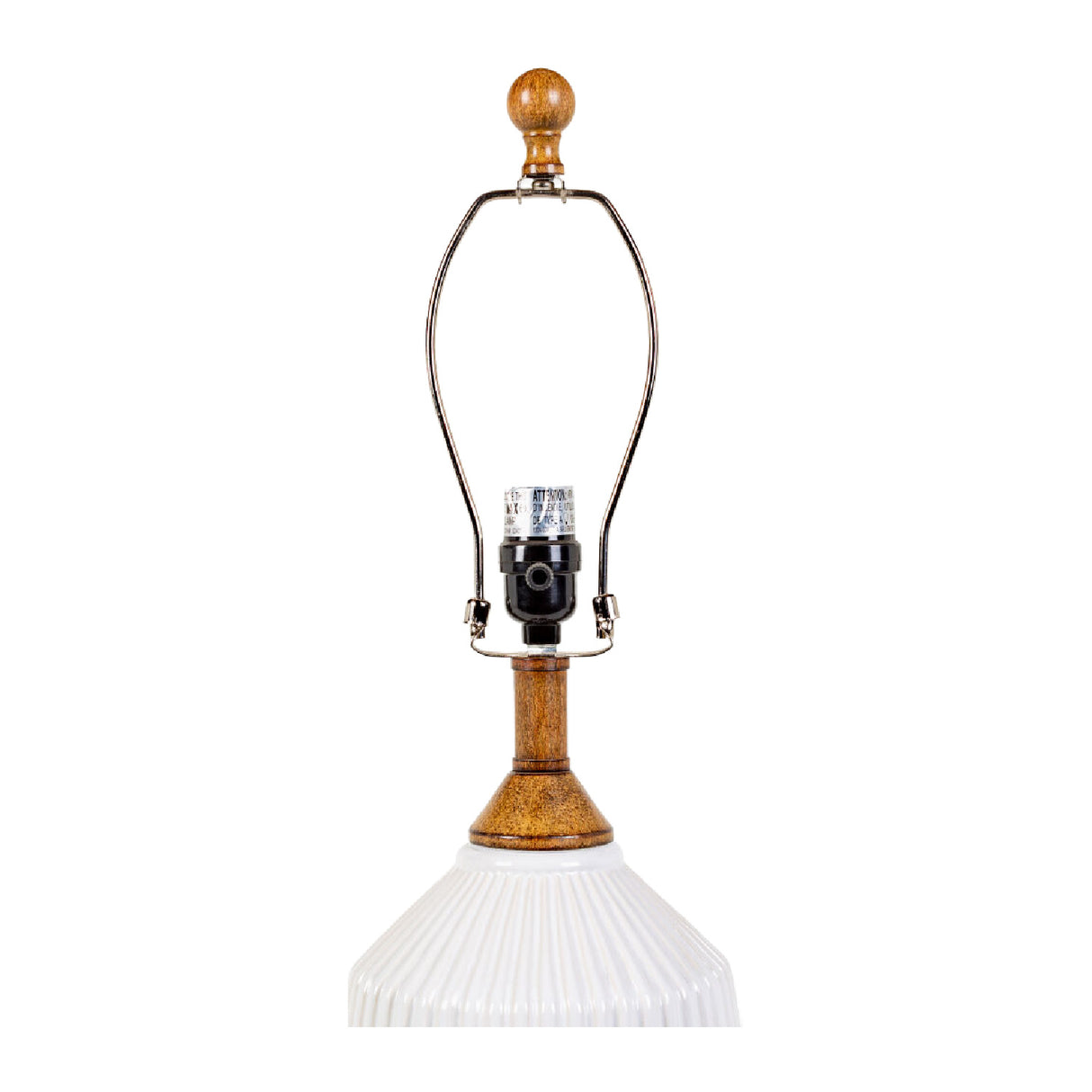 Modern European furniture - Reeded Glazed Ceramic Table Lamp - www.oroa.com | Oroa.com