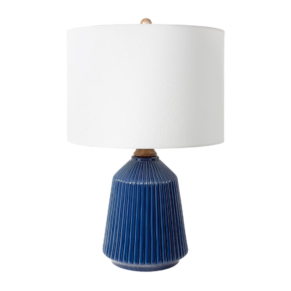 Modern European furniture - Reeded Glazed Ceramic Table Lamp - www.oroa.com | Oroa.com