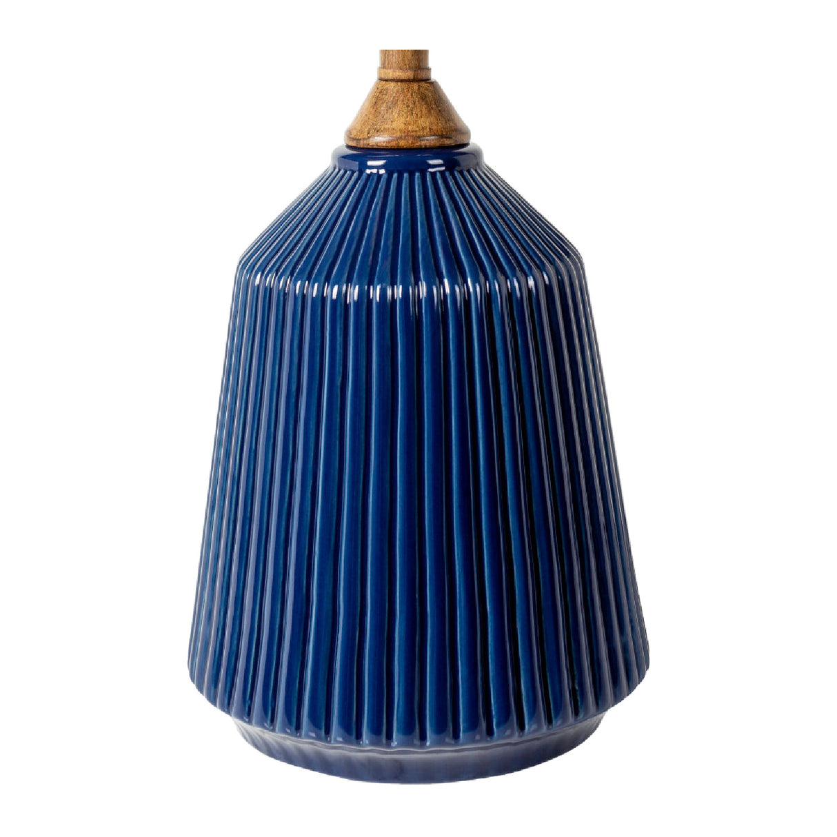 Modern European furniture - Reeded Glazed Ceramic Table Lamp - www.oroa.com | Oroa.com