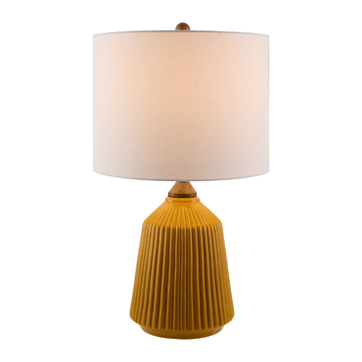 Modern European furniture - Reeded Glazed Ceramic Table Lamp - www.oroa.com | Oroa.com