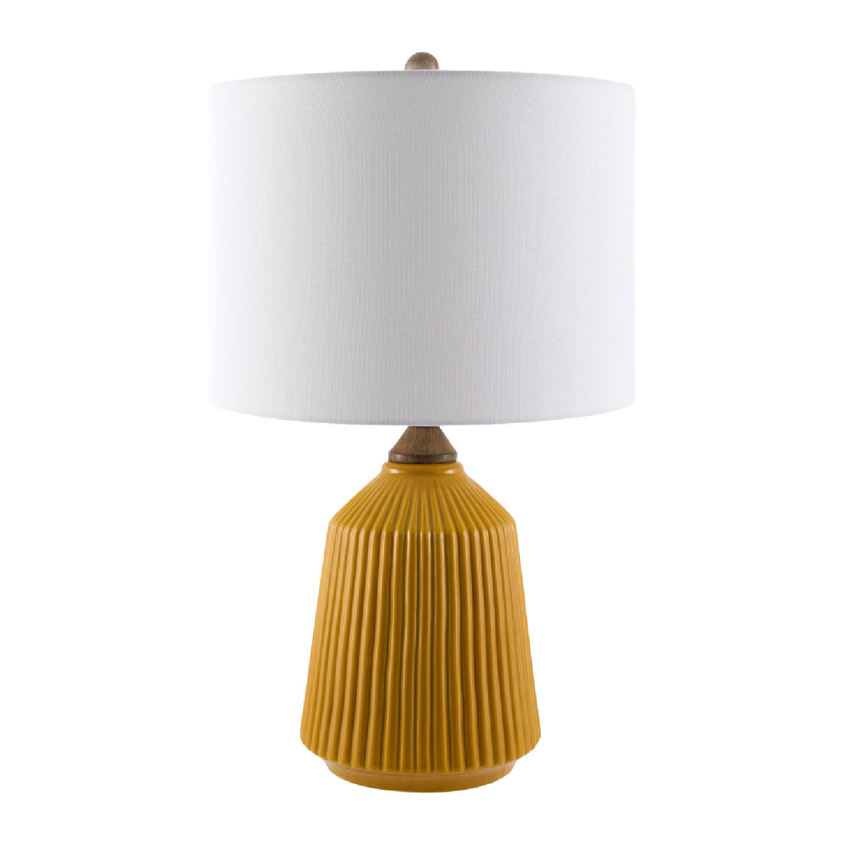 Modern European furniture - Reeded Glazed Ceramic Table Lamp - www.oroa.com | Oroa.com