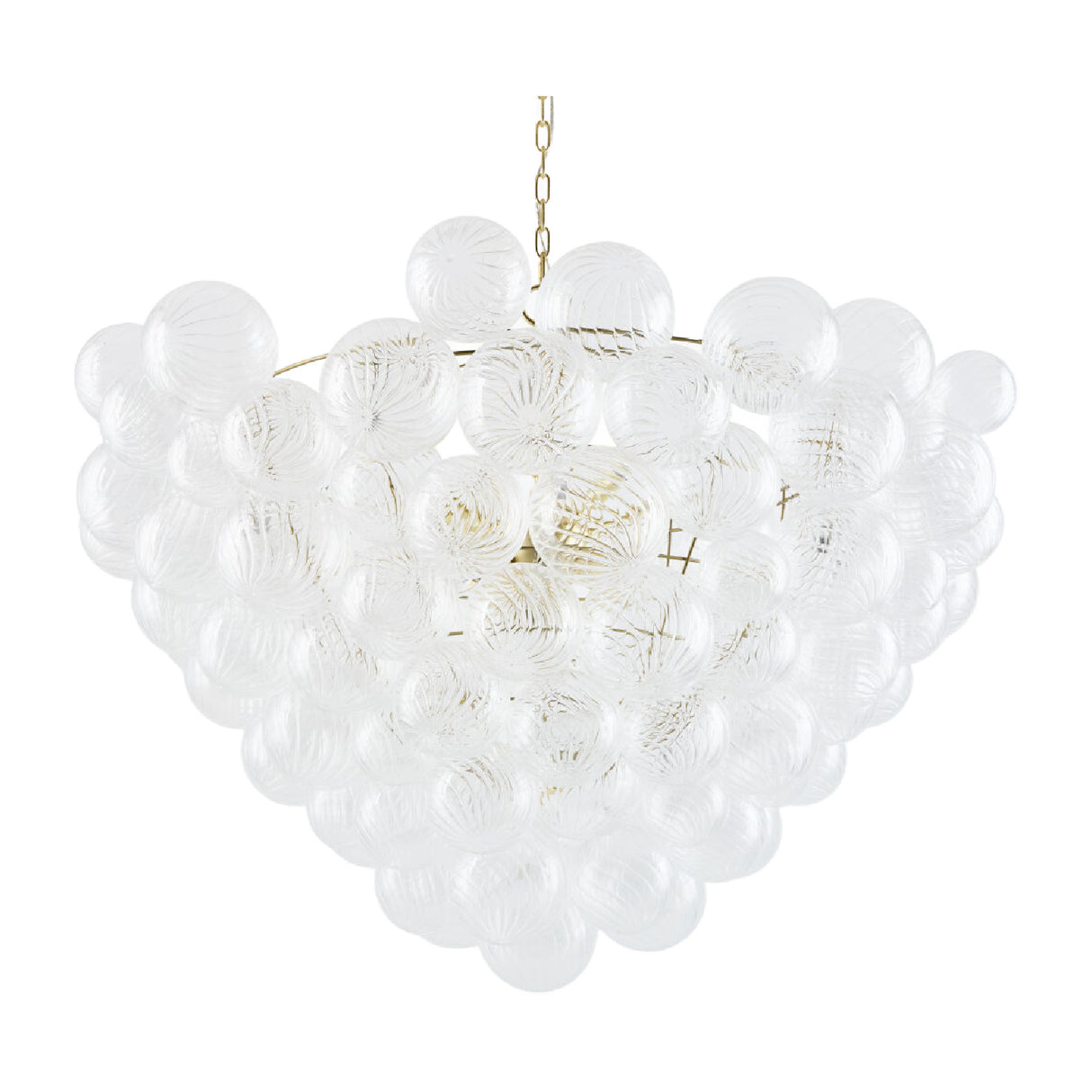 Modern European furniture - Etched Glass Orbs Chandelier - www.oroa.com | Oroa.com