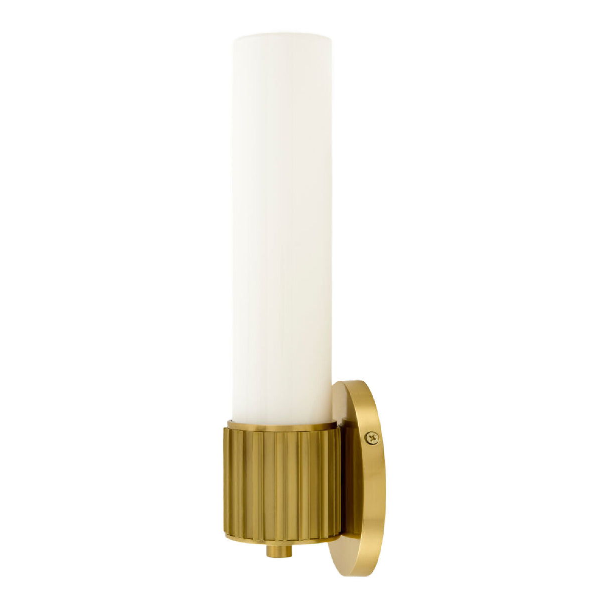 Modern European furniture - Cylindrical White Glass Wall Lamp S - www.oroa.com | Oroa.com