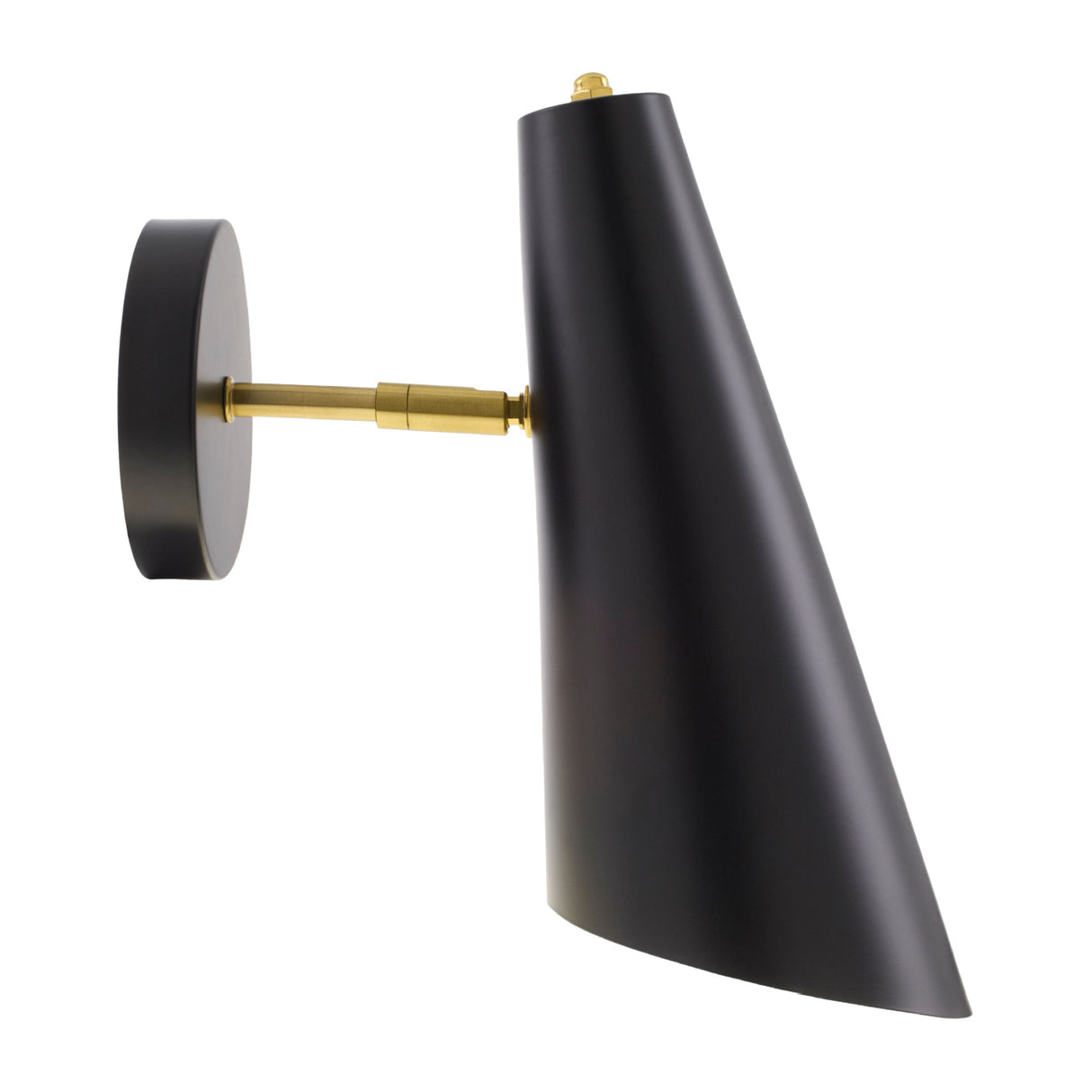 Modern European furniture - Conical Black Iron Wall Lamp - www.oroa.com | Oroa.com