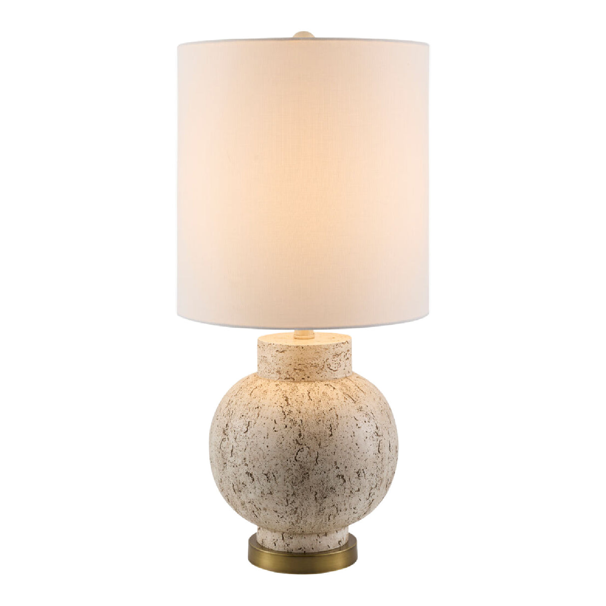 Modern European furniture - Cream Round Base Table Lamp - www.oroa.com | Oroa.com