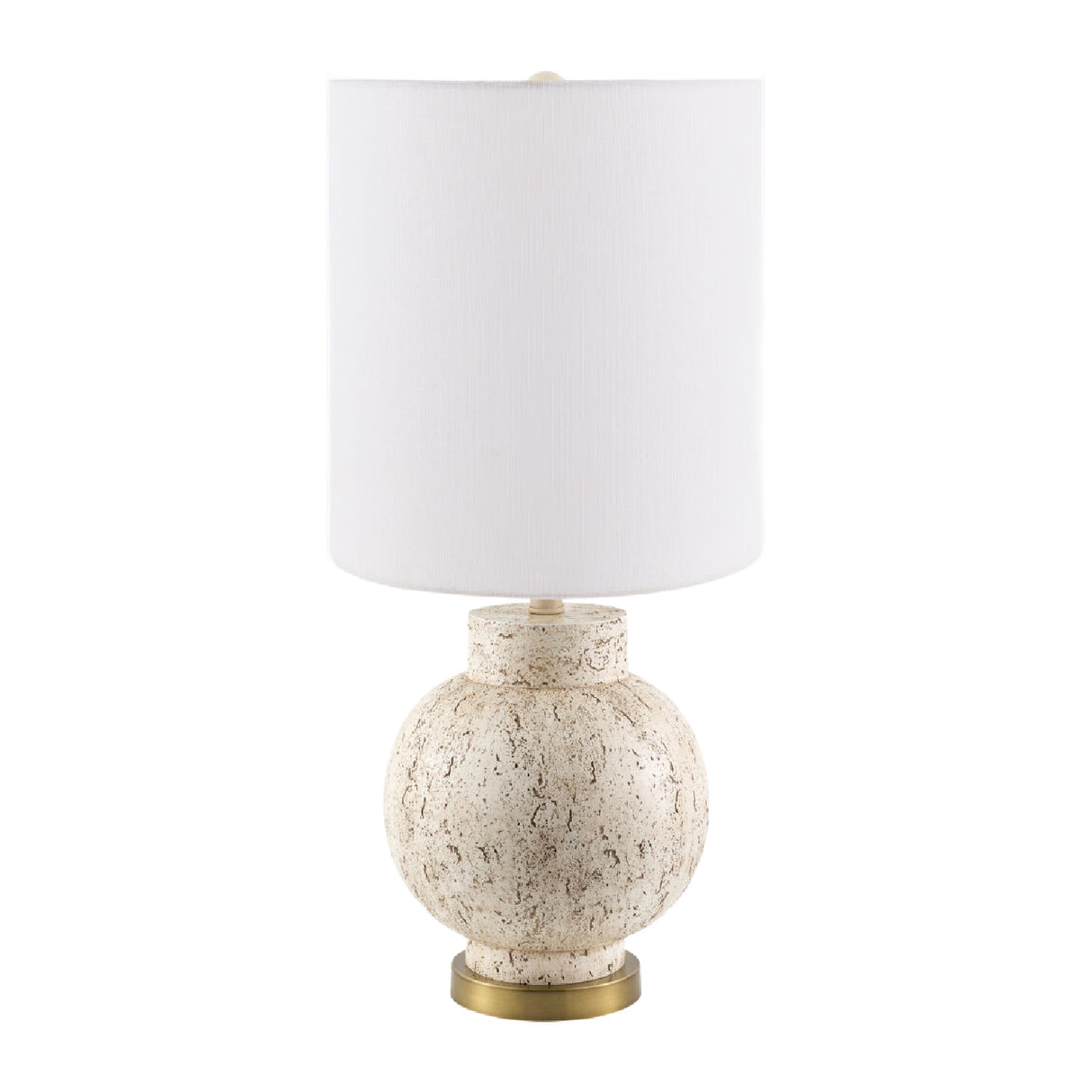 Modern European furniture - Cream Round Base Table Lamp - www.oroa.com | Oroa.com