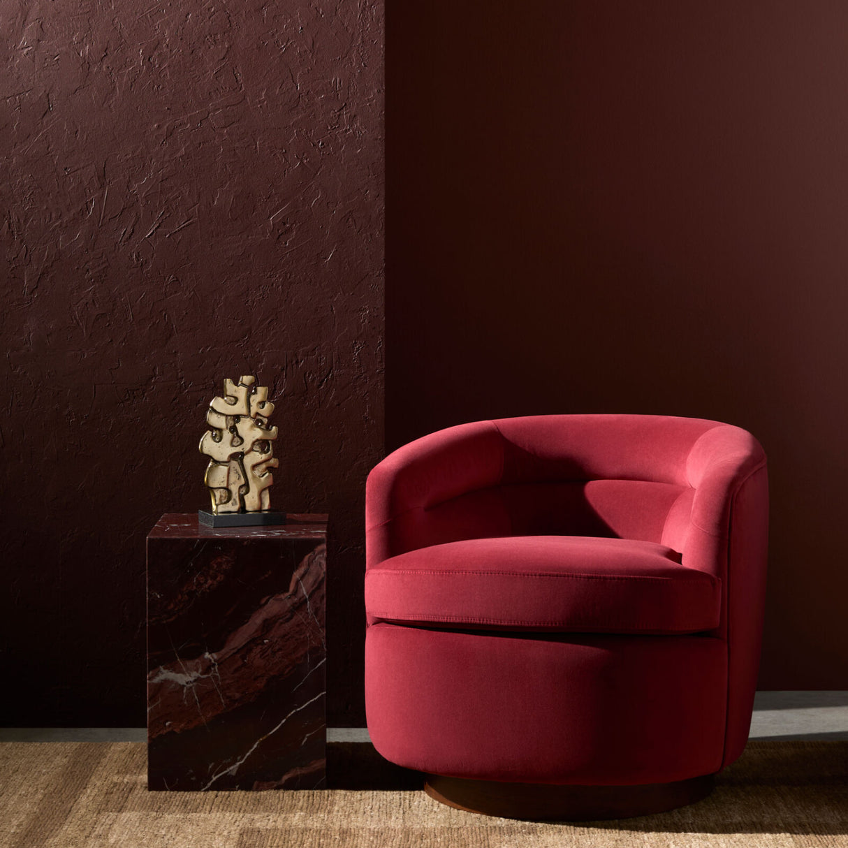 Modern European furniture - Antique Gold Abstract Sculpture - www.oroa.com | Oroa.com