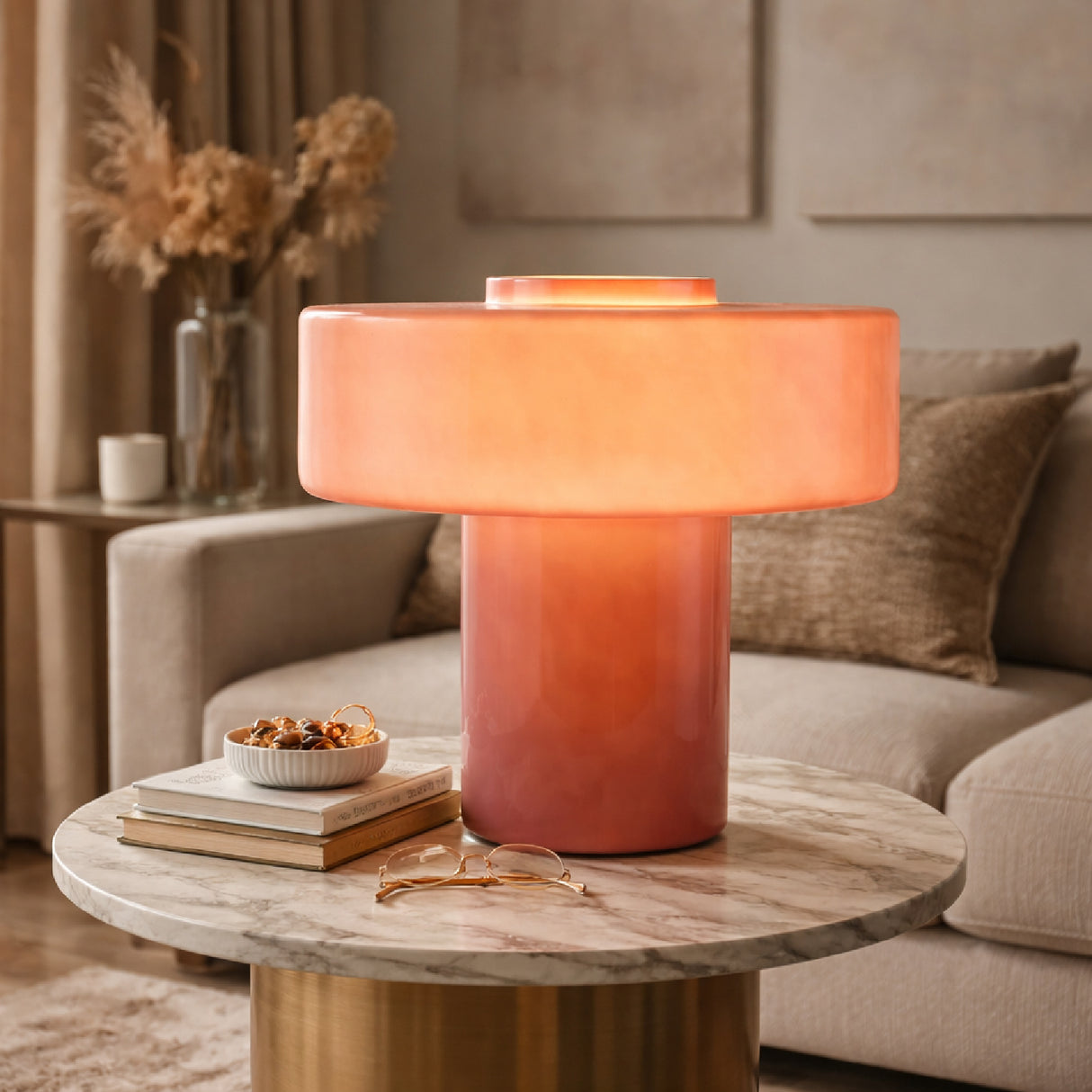 Modern European furniture - Modern Minimalist Glass Table Lamp - www.oroa.com | Oroa.com