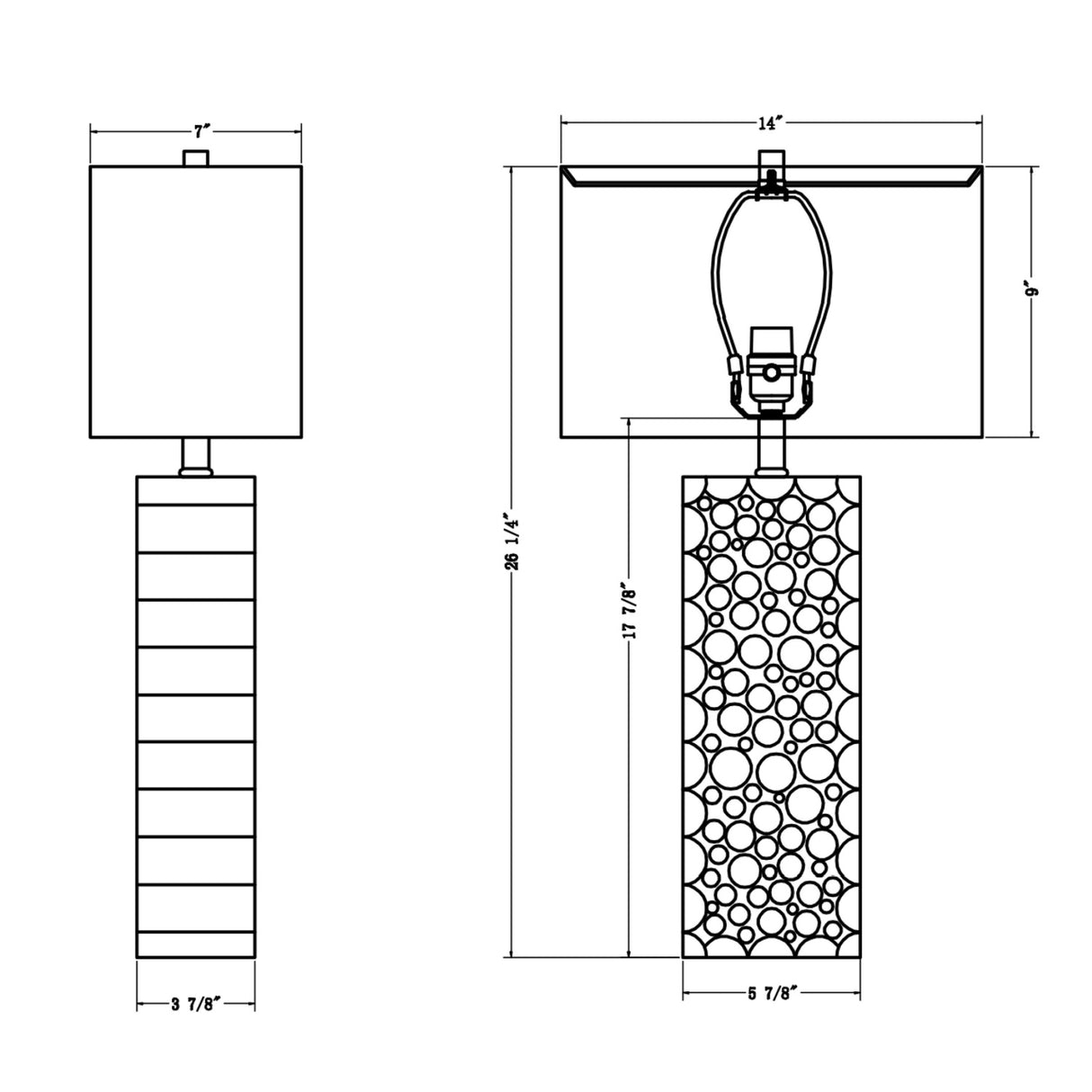 Modern European furniture - Natural Wood Stack Table Lamp - www.oroa.com | Oroa.com
