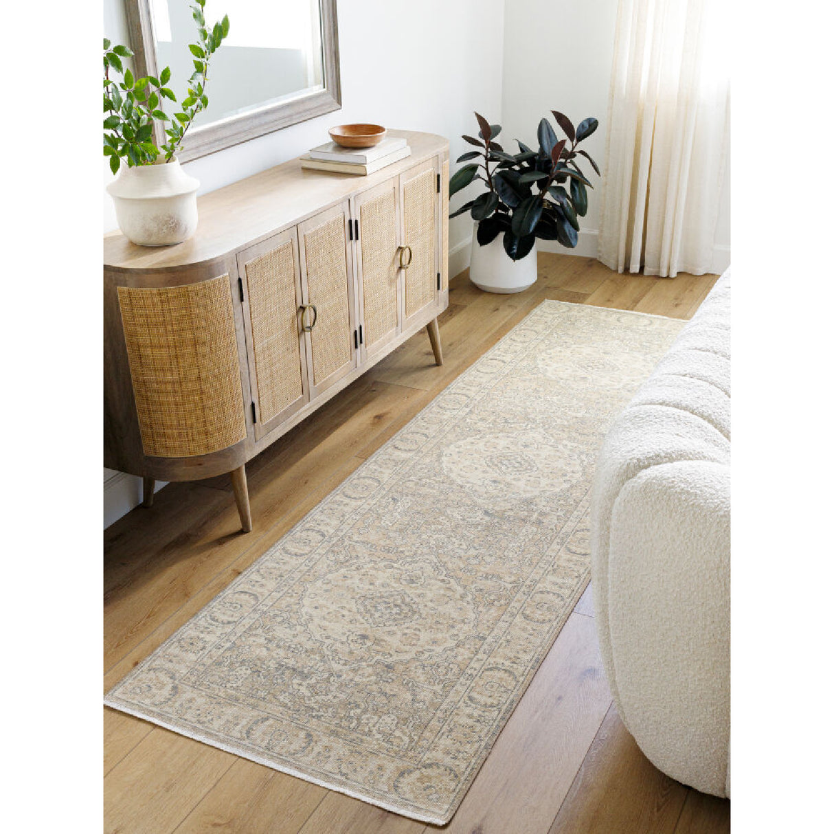 Modern European furniture - Wool Floral Print Table Runner - www.oroa.com | Oroa.com