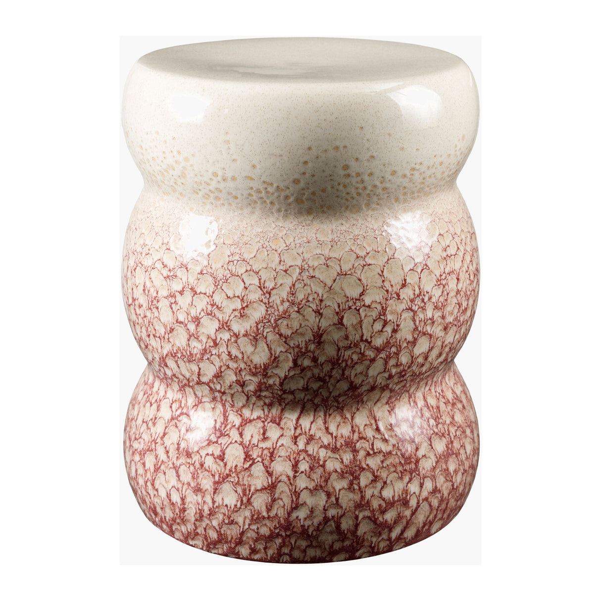 Modern European furniture - Layered Glazed Ceramic Garden Stool - www.oroa.com | Oroa.com