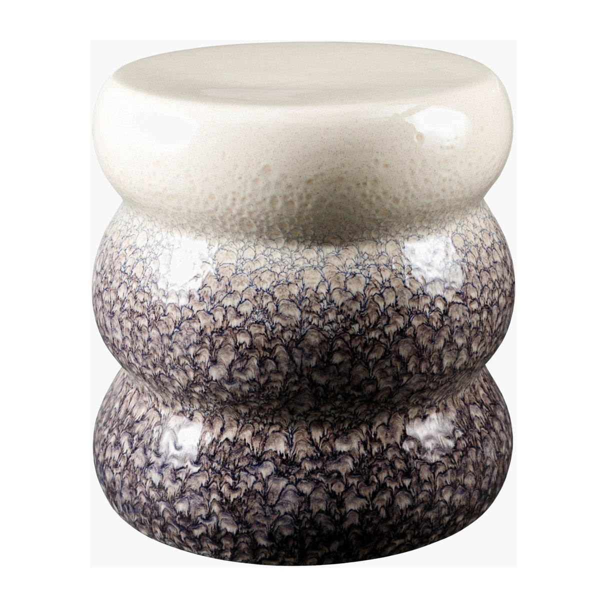 Modern European furniture - Crackle Glazed Ceramic Garden Stool - www.oroa.com | Oroa.com