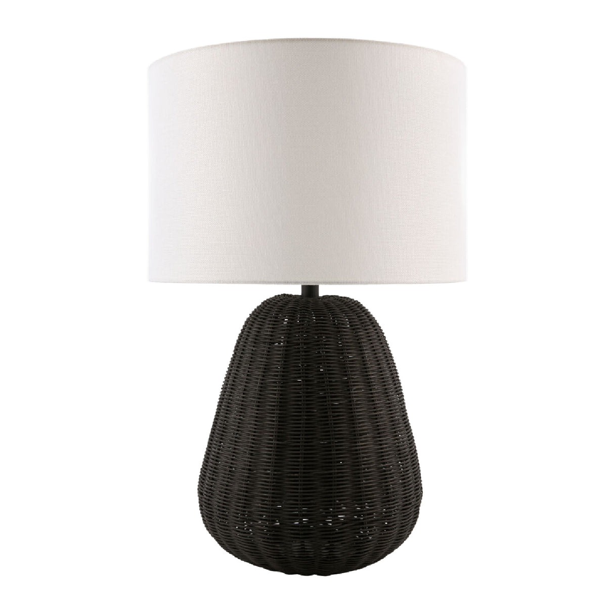 Modern European furniture - Hand-painted Rattan Linen Table Lamp - www.oroa.com | Oroa.com