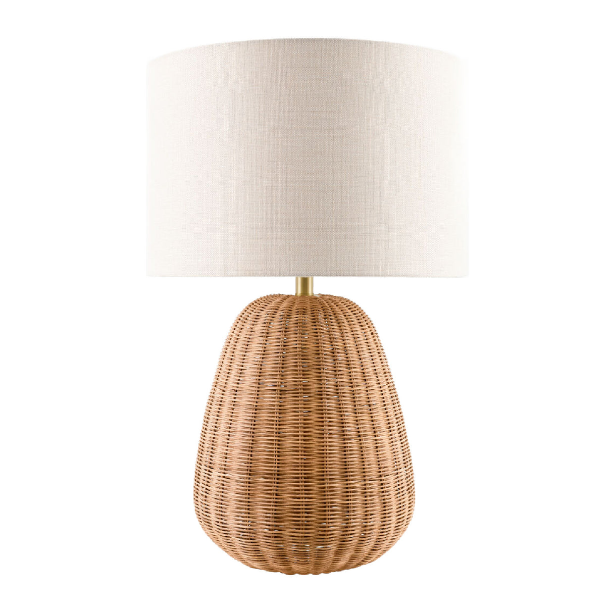 Modern European furniture - Hand-painted Rattan Linen Table Lamp - www.oroa.com | Oroa.com