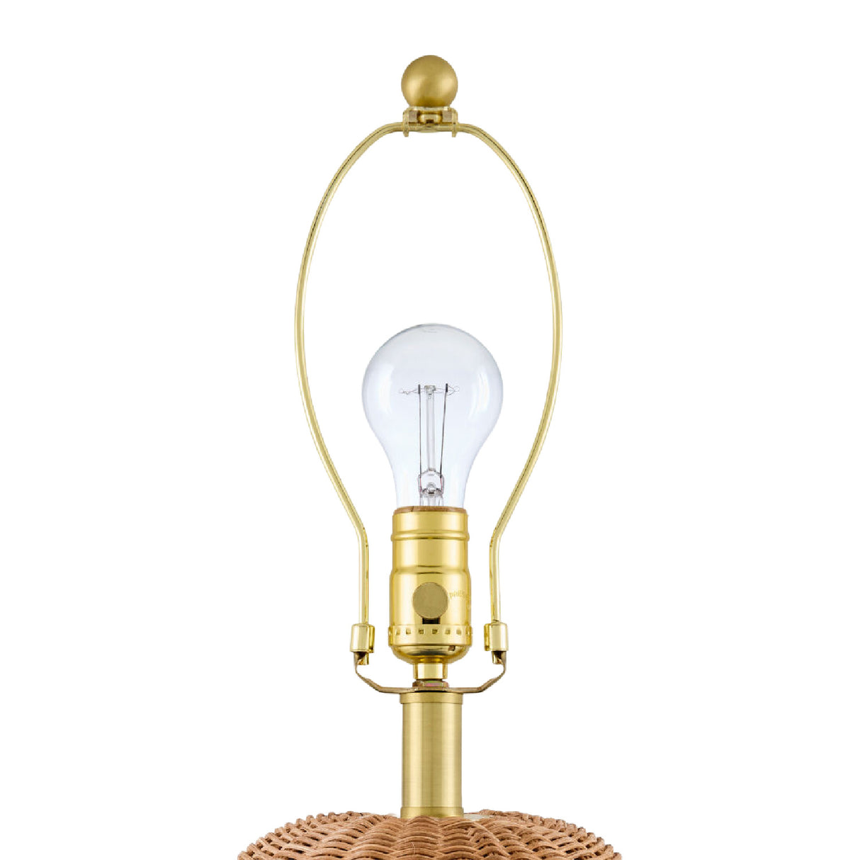 Modern European furniture - Hand-painted Rattan Linen Table Lamp - www.oroa.com | Oroa.com