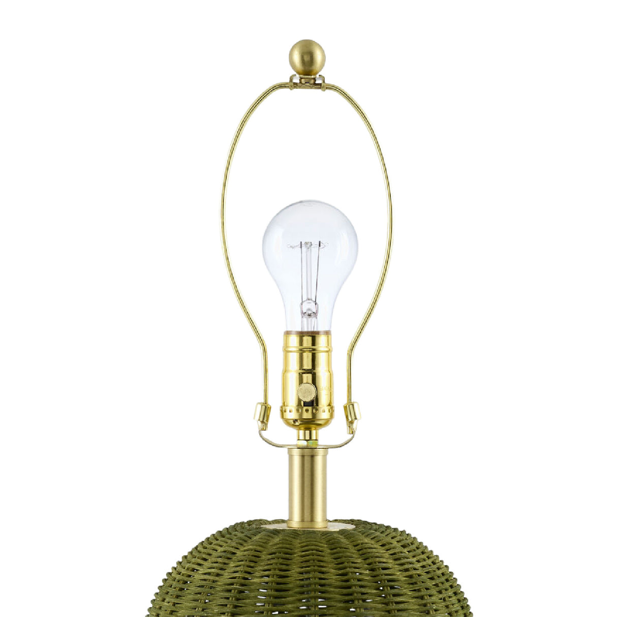 Modern European furniture - Hand-painted Rattan Linen Table Lamp - www.oroa.com | Oroa.com