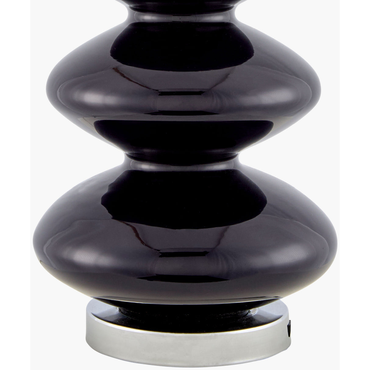 Modern European furniture - Dark Blue Glass Table Lamp - www.oroa.com | Oroa.com