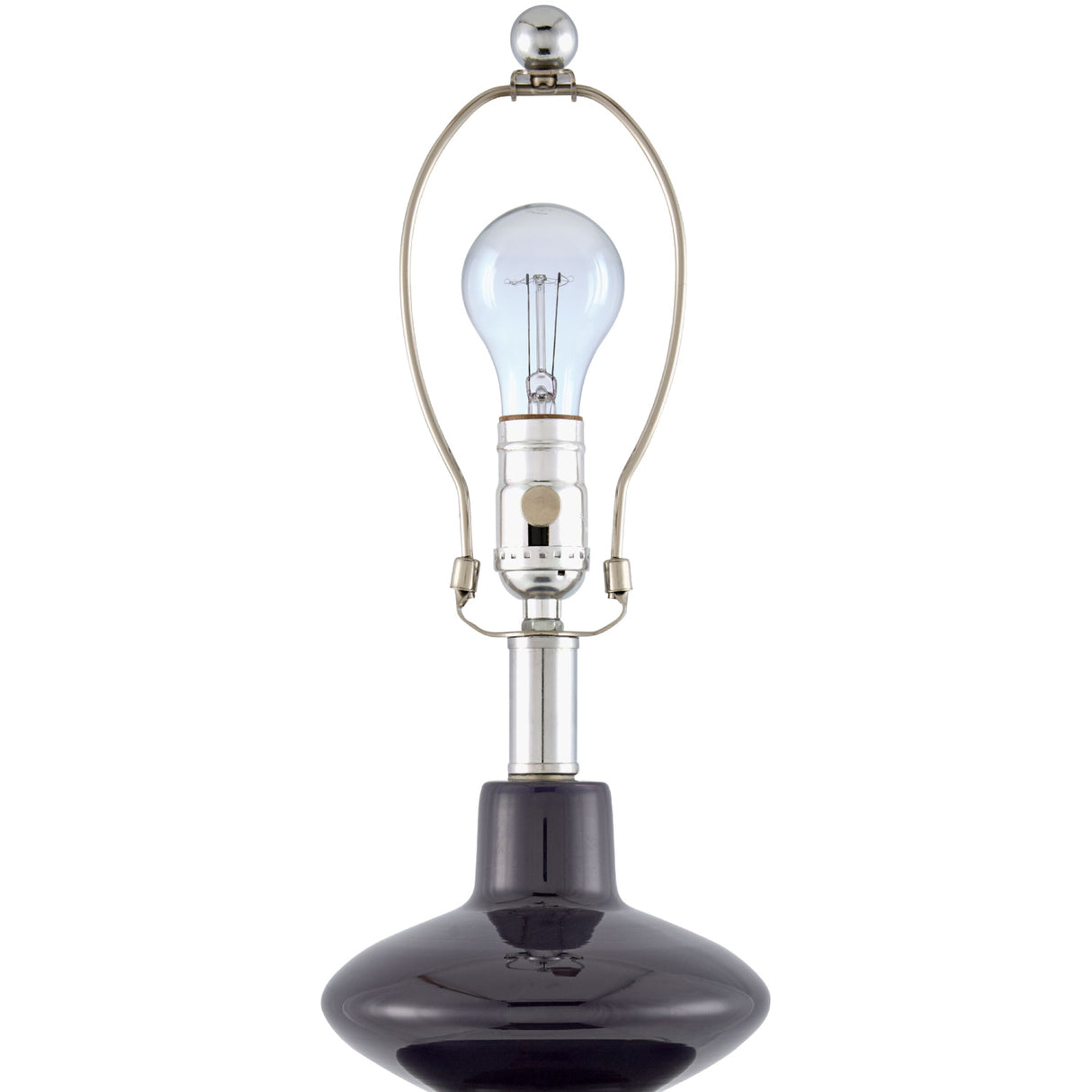 Modern European furniture - Dark Blue Glass Table Lamp - www.oroa.com | Oroa.com