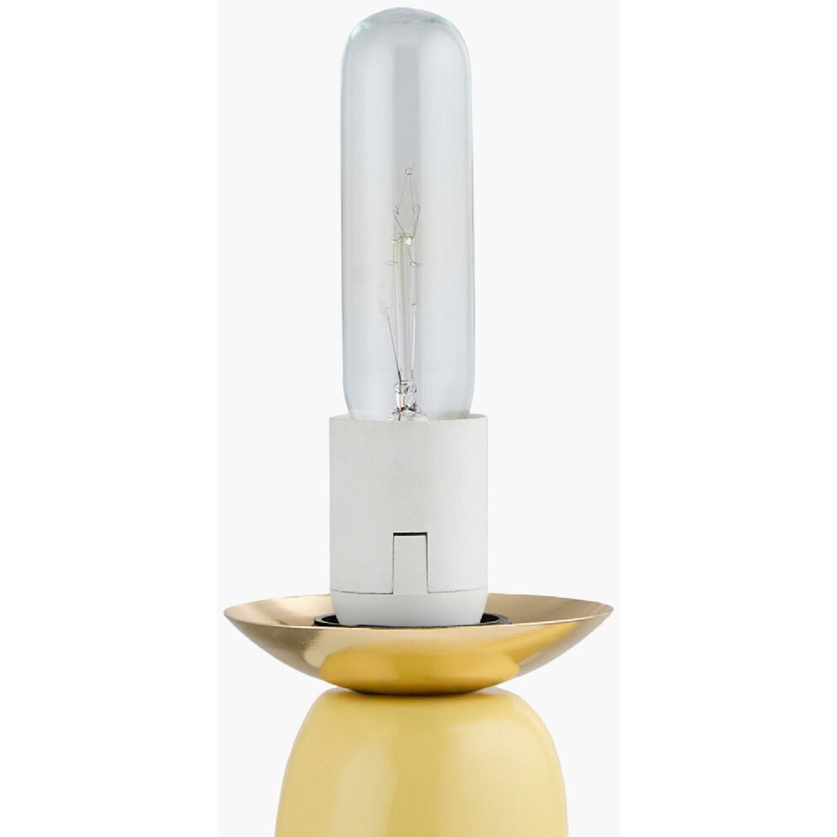 Modern European furniture - White Glass Sculptural Table Lamp - www.oroa.com | Oroa.com