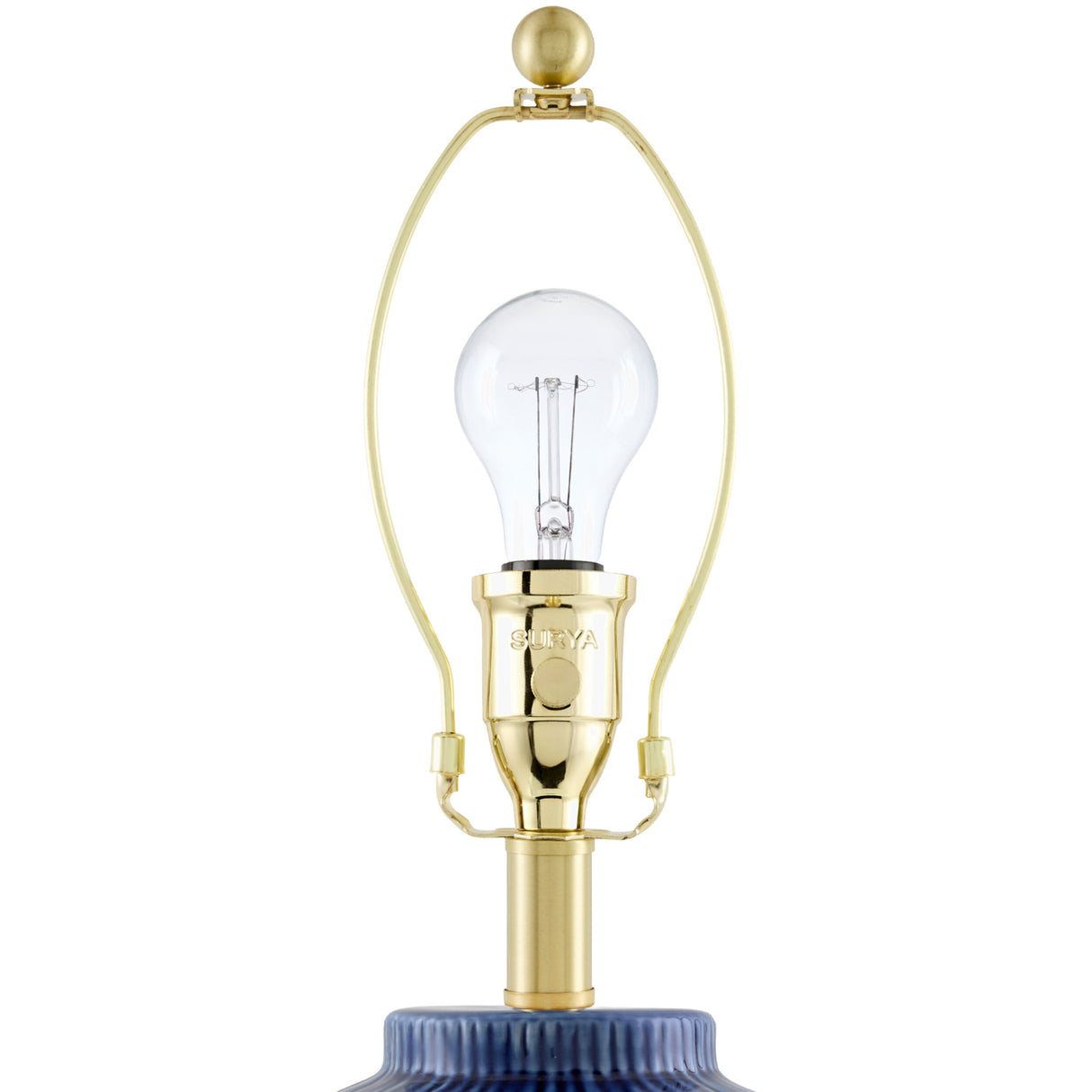 Modern European furniture - Striped Ceramic Accent Table Lamp - www.oroa.com | Oroa.com