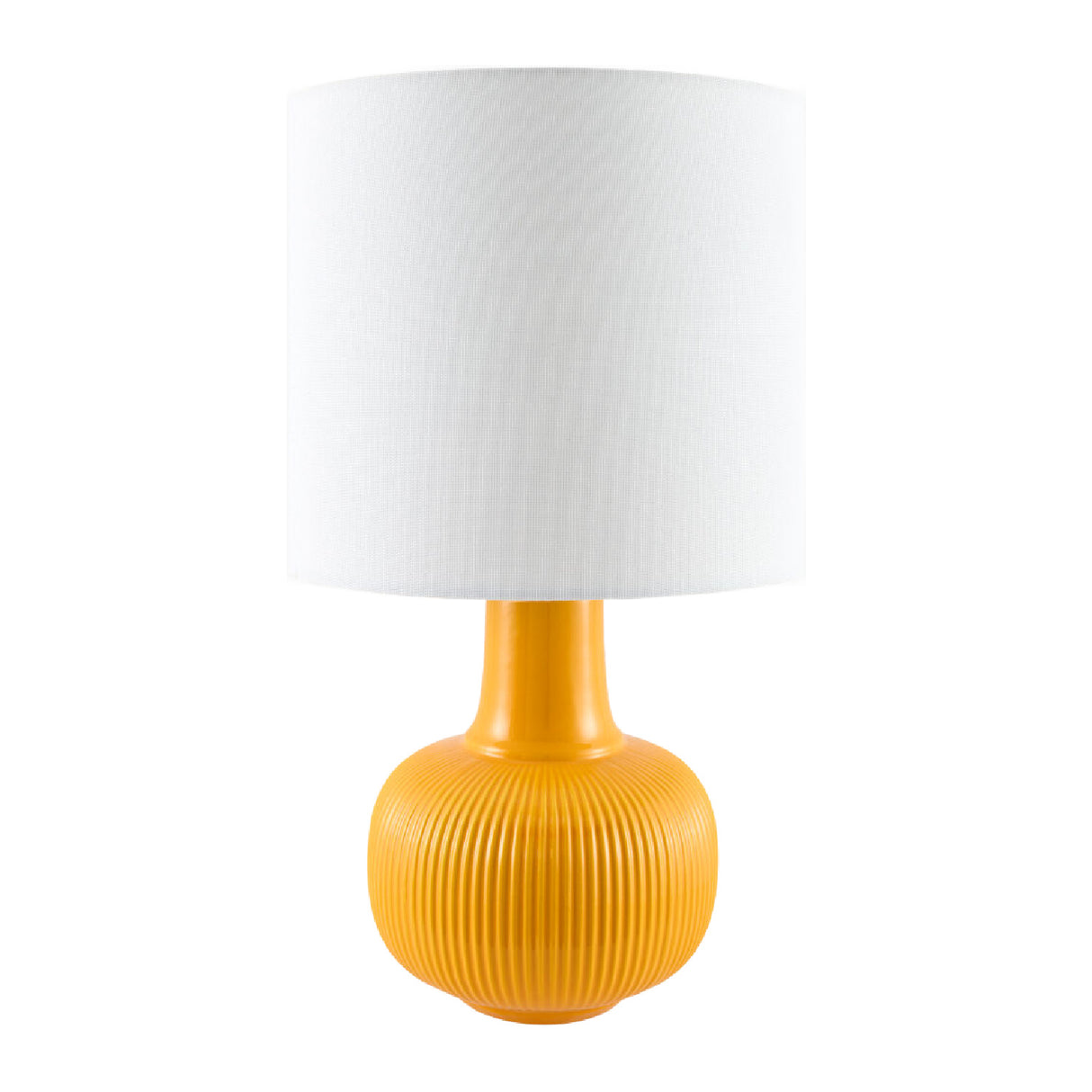 Modern European furniture - Reeded Ceramic Accent Table Lamp - www.oroa.com | Oroa.com