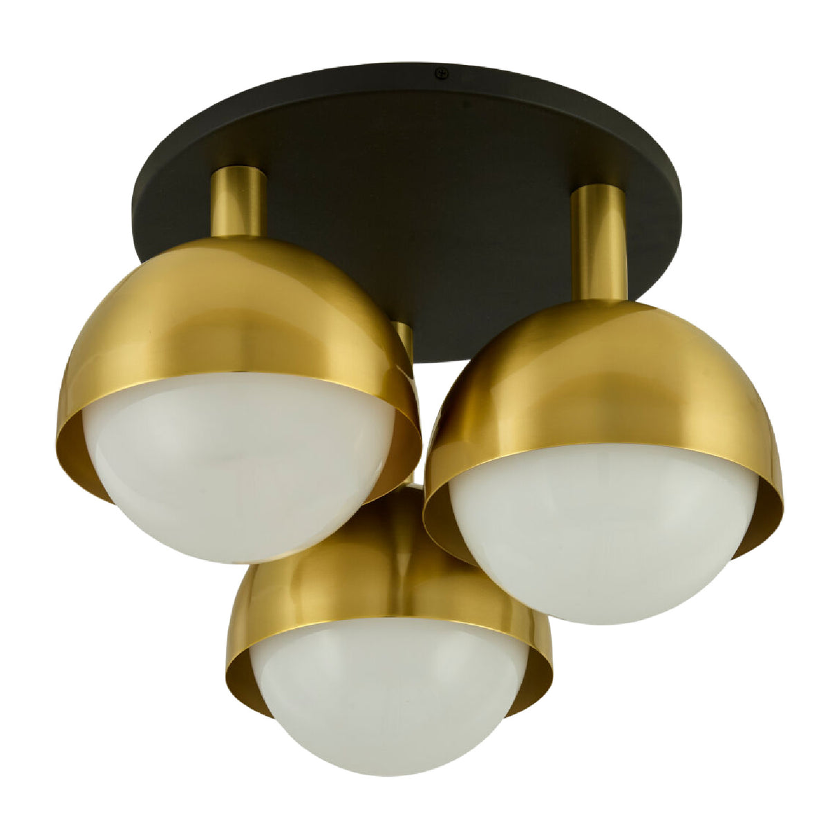 Modern European furniture - Gold Dome 3-Light Ceiling Lamp - www.oroa.com | Oroa.com