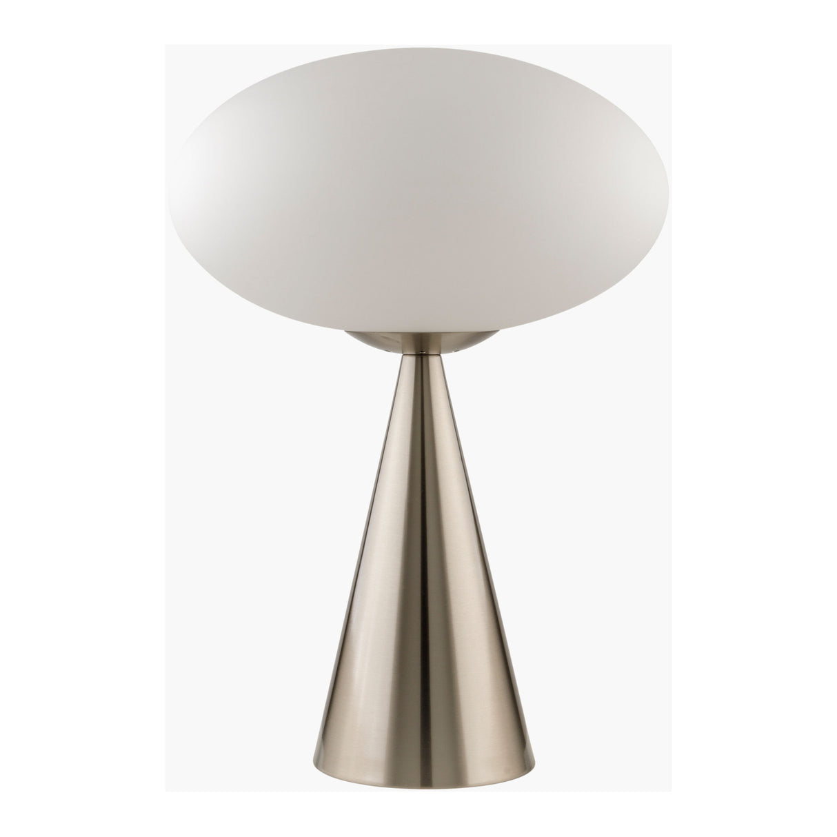 Modern European furniture - Oval White Glass Table Lamp - www.oroa.com | Oroa.com