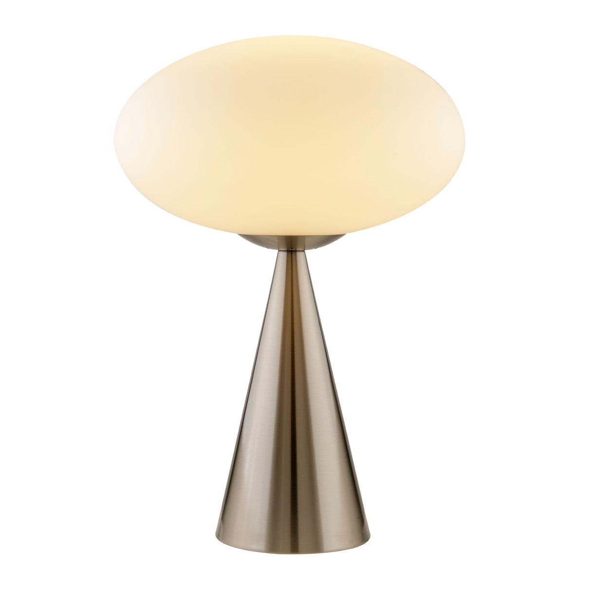 Modern European furniture - Oval White Glass Table Lamp - www.oroa.com | Oroa.com