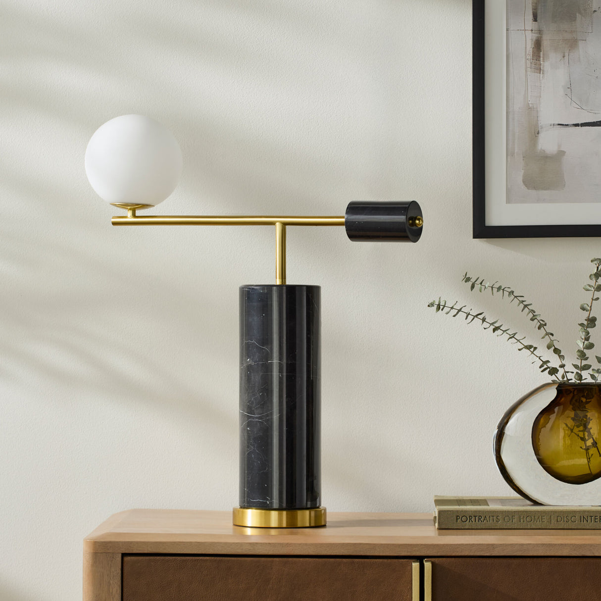 Modern European furniture - Modern Marble Accent Table Lamp - www.oroa.com | Oroa.com