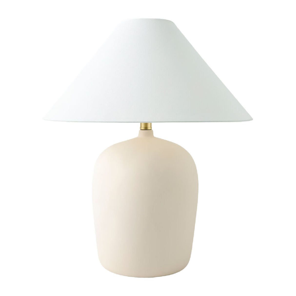 Modern European furniture - White Linen Empire Table Lamp - www.oroa.com | Oroa.com
