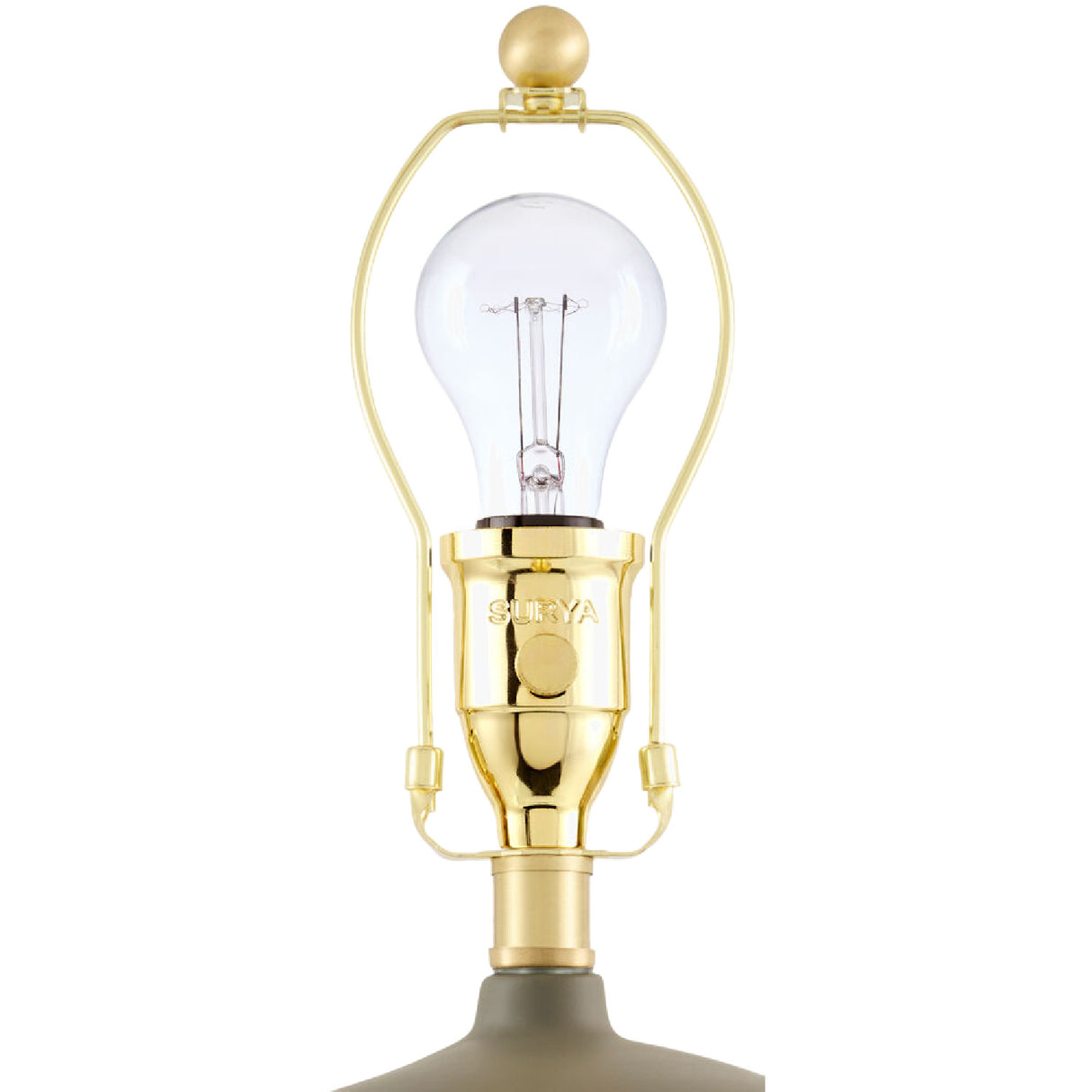 Modern European furniture - White Linen Empire Table Lamp - www.oroa.com | Oroa.com