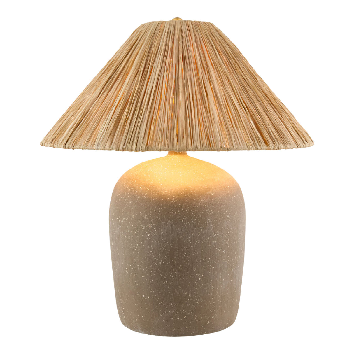 Modern European furniture - Seagrass Fibers Accent Table Lamp - www.oroa.com | Oroa.com