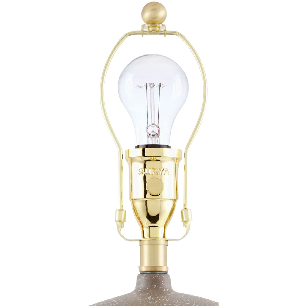 Modern European furniture - White Linen Empire Table Lamp - www.oroa.com | Oroa.com